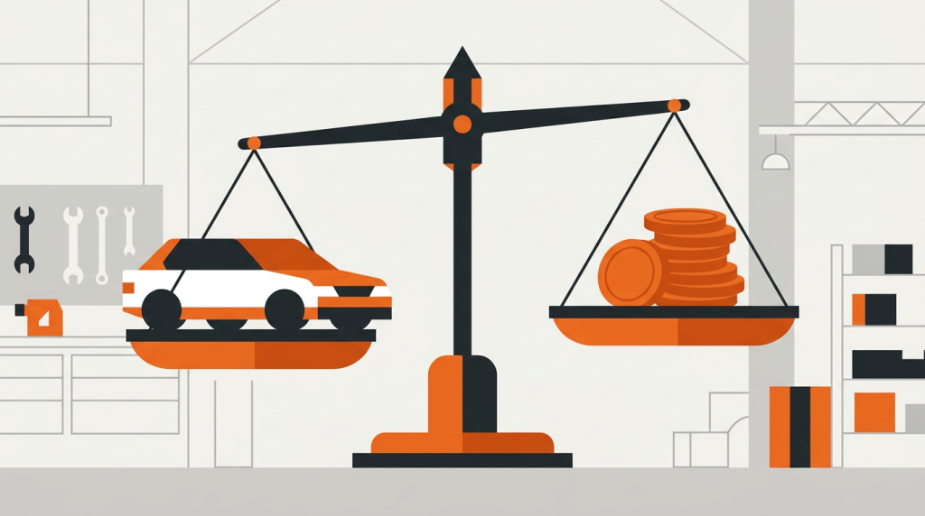 entretien voiture : Analyse financière entre montant des primes et franchises